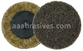 Weiler 51532 2" Non-Woven Surface Conditioning Disc Plastic Button Style AO - Coarse