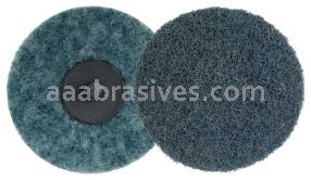 Weiler 51533 3" Non-Woven Surface Conditioning Disc Plastic Button Style AO - Very Fine