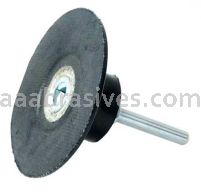 Weiler 51552 3" Type R Hub Pad + Mandrel for Blending Discs & Bobcat Flap Discs