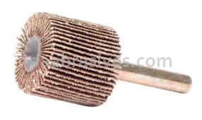 Weiler 52004 1" x 1" Tiger Coated Abrasive Flap Wheel 1/4" Stem 80 AO