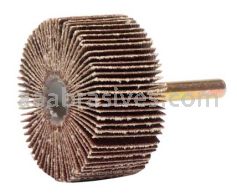 Weiler 52017 2" x 1" Tiger Coated Abrasive Flap Wheel 1/4" Stem 120 AO
