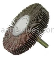 Weiler 52024 3" x 1/2" Tiger Coated Abrasive Flap Wheel 1/4" Stem 60 AO
