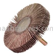 Weiler 52025 3" x 1/2" Tiger Coated Abrasive Flap Wheel 1/4" Stem 80 AO