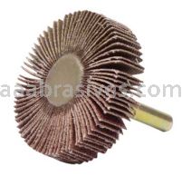 Weiler 52367 2" x 1/2" Tiger Coated Abrasive Flap Wheel 1/4" Stem 80 AO