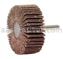 Weiler 52486 2-1/2" x 1" Tiger Coated Abrasive Flap Wheel 1/4" Stem 60 AO