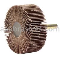 Weiler 52487 2-1/2" x 1" Tiger Coated Abrasive Flap Wheel 1/4" Stem 80 AO