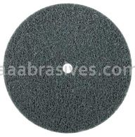 Weiler 55513 3" x 1/4" Non-Woven Unitized Wheel Series 2 SC - Fine 1/4" Arbor Hole