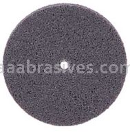 Weiler 55530 3" x 1/2" Non-Woven Unitized Wheel Series 6 AO - Fine 1/4" Arbor Hole