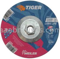 Weiler 57044 6" x .045" TIGER AO Type 27 Cutting Wheel A60T 5/8"-11 Nut