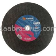 Weiler 57087 16" x 3/32" TIGER AO Type 1 Large Cutting Wheel A36R 1" AH Chop Saw