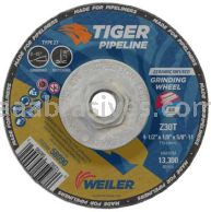 Weiler 58090 4-1/2" x 1/8" TIGER Pipeline Z30T Type 27 5/8"-11 Nut