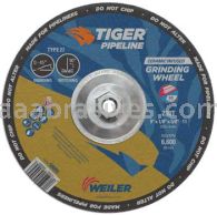 Weiler 58095 9" x 1/8" TIGER Pipeline Z30T 5/8"-11 Nut