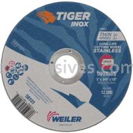 Weiler 58101 5" x .045" TIGER INOX Type 1 Cut-Off Wheel INOX60S 7/8" AH