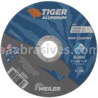 Weiler 58201 5" x .045" TIGER ALUMINUM Type 1 Cut-Off Wheel ALU60S 7/8 AH