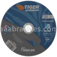 Weiler 58203 7" x .060" TIGER ALUMINUM Type 1 Cut-Off WheelALU60S 7/8 AH