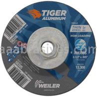 Weiler 58206 4-1/2 x .045 TIGER ALUMINUM Type 27 Cutting Wheel ALU60S 5/8-11 Nut