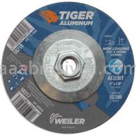 Weiler 58218 5 x 1/8 TIGER ALUMINUM Type 27 Cut/Grind Combo Wheel ALU30T 5/8-11 Nut