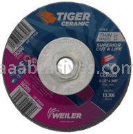Weiler 58306 4-1/2" x .045" TIGER CERAMIC Type 27 Cutting Wheel CER60S 5/8-11 Nut