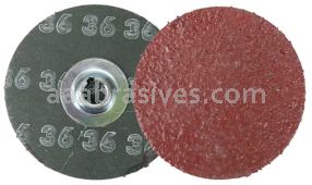 Weiler 59874 3" Tiger Aluminum Blending Disc 36 AO Type S