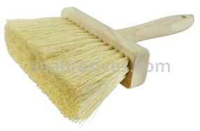 Weiler 74002 6" Masonry Brush 3" Trim Length White Tampico Fill