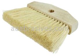 Weiler 74015 7" Acid Brush White Tampico Fill 3-1/2" Trim Length with Detachable Handle