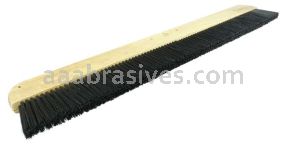 Weiler 79253 36" Cement Finishing Brush Wood Block Black Polypropylene Fill 3-1/4" Trim