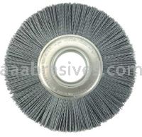 Weiler 83100 8" Crimped Filament Nylox Wheel .018/500 SC Fill 2" Arbor Hole