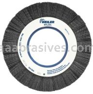 Weiler 83394 Burr-Rx 8" Crimped Filament Composite Hub Wheel .043/120 CG Fill 3-1/4" Arbor Hole