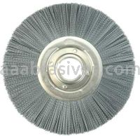 Weiler 83715 12" Crimped Filament Nylox Wheel .022/320 SC Fill 2" Arbor Hole Composite Metal Hub