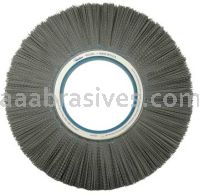 Weiler 83910 14" Crimped Filament Nylox Wheel .022/320 SC Fill 5-1/4" Arbor Hole