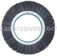 Weiler 84925 Burr-Rx 14" Crimped Filament Composite Hub Wheel .035/80 CG Fill 7-1/4" Arbor Hole