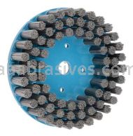 Weiler 85920 8" Nylox Disc Brush Rectangular Filament 120 SC Fill 7/8" Arbor Hole