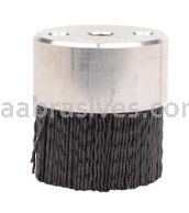 Weiler 86106 Burr-Rx 2" Maximum Density Miniature Disc Brush .026/120 CG Crimped Fill