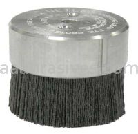 Weiler 86111 Burr-Rx 3" Maximum Density Miniature Disc Brush .055/80 CG Crimped Fill