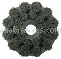 Weiler 86116 Burr-Rx 6" Shell-Mill Holder Disc Brush .043/120 CG Crimped Fill