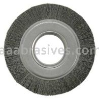 Weiler 86123 Burr-Rx 6" Crimped Filament Wheel Brush .026/120 CG Fill