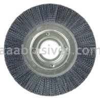 Weiler 86131 Burr-Rx 10" Crimped Filament Wheel Brush .055/80 CG Fill 2" Arbor Hole