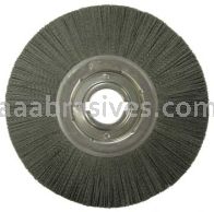 Weiler 86139 Burr-Rx 14" Crimped Filament Wheel Brush .043/120 CG Fill 2" Arbor Hole
