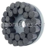 Weiler 86141 Burr-Rx 8" Shell-Mill Holder Disc Brush .026/120 CG Crimped Fill
