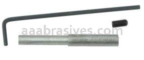 Weiler 89023 Drive Mandrel Kit for Nylox Miniature Disc Brushes 1/4" Stem