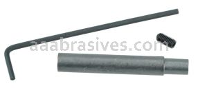 Weiler 89024 Drive Mandrel Kit for Nylox Miniature Disc Brushes 3/8" Stem