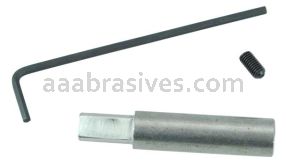Weiler 89029 Drive Mandrel Kit for Nylox Miniature Disc Brushes 1/2" Stem
