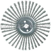 Weiler 94224 12" Cable Twist Knot Wire Wheel .035" Steel Fill 1" Arbor Hole