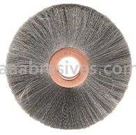 Weiler 99551 3" Small Diameter Crimped Wire Wheel .003" Steel Fill 1/2" Arbor Hole