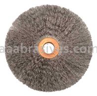 Weiler 99553 4" Small Diameter Crimped Wire Wheel .006" Steel Fill 1/2" Arbor Hole