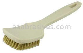 Weiler 99593 Large Tire Cleaning Brush Brass Fill