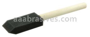 Weiler 99801 1" Foam Applicator Brush 2-5/8" Length Wood Handle
