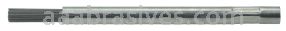 Weiler 99825 1/4" Diameter Pencil End Brush .0104" Steel Wire Fill 3/4" Trim Length 3-3/4" Overall Length