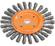Walter 13B280 8 x 3/8 x 5/8 Knot-Twisted Bench Grinder Brushes