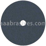 7x7/8 #24 Zirc, Resin Fiber Sanding Disc